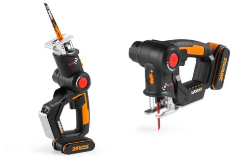 Seghetto alternativo segaccio a batteria WORX WX550 AXIS LITIO 20V 2.0Ah 1.9kg 